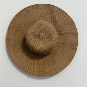 Stylish Tan Wide-Brim Hat